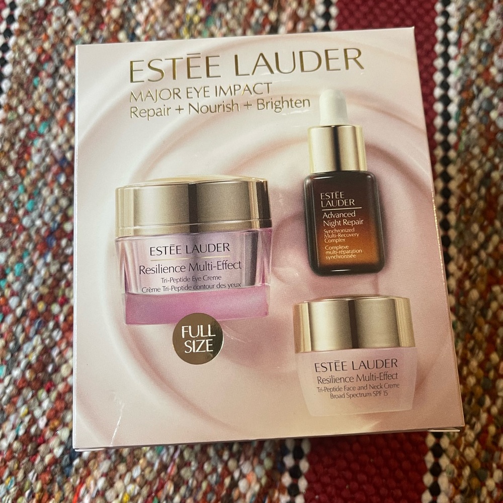Estee Lauder Major Eye Impact Repair + Nourish + Brighten set NIB